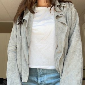 Grey Suede Jacket
